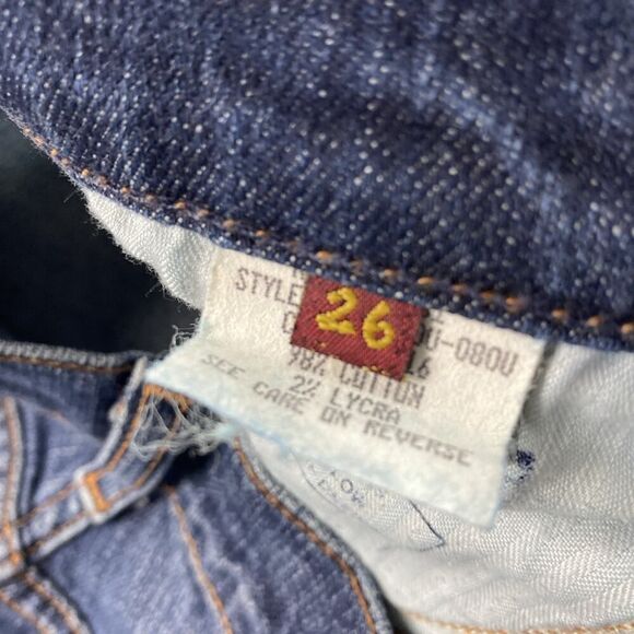 7 for all Mankind bootcut jeans u075d080u-080u Size 26 Nice Jeans 28X29 - Picture 3 of 11